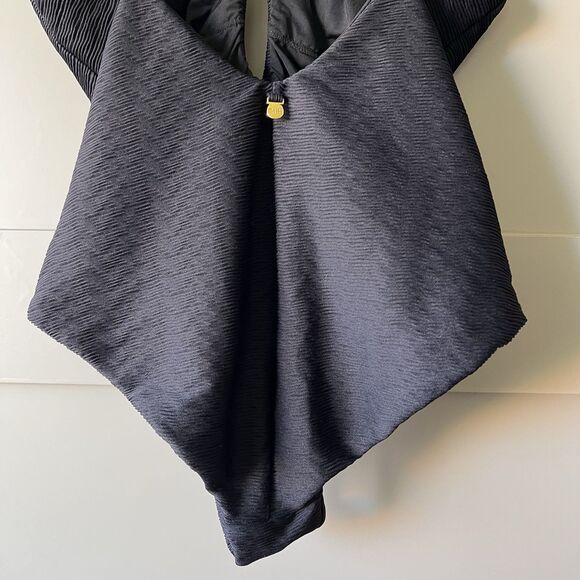Anthropologie Malai Eiffel One-Piece Swimsuit $168 Women Medium Sexy Black GUC - Picture 10 of 15